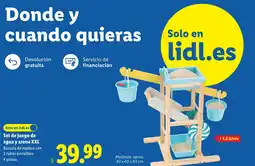 Lidl Set de juego de agua y arena XXL oferta