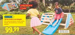 Lidl Tipi de madera con tobogán oferta