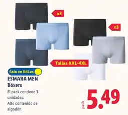 Lidl ESMARA MEN Bóxers oferta