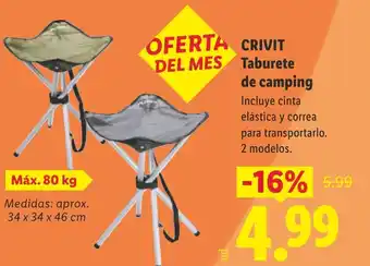 CRIVIT Taburete de camping