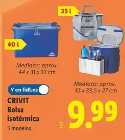 Lidl CRIVIT Bolsa isotérmica oferta