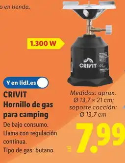 Lidl CRIVIT Hornillo de gas para camping oferta