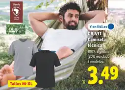 Lidl CRIVIT Camiseta técnica oferta