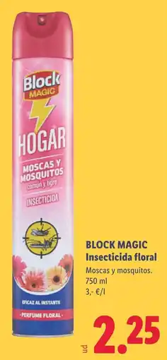 Lidl BLOCK MAGIC Insecticida floral oferta