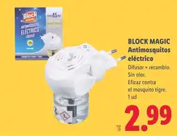 Lidl BLOCK MAGIC Antimosquitos eléctrico oferta