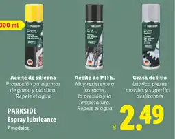 Lidl PARKSIDE Espray lubricante oferta