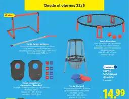 Lidl LUPILU Set de juegos de exterior oferta