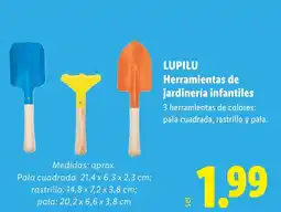 Lidl LUPILU Herramientas de jardinería infantiles oferta