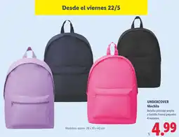 Lidl UNDERCOVER Mochila oferta