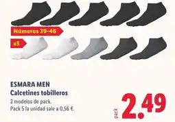 Lidl ESMARA MEN Calcetines tobilleros oferta