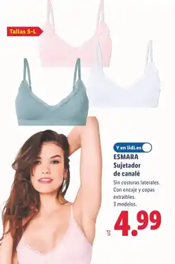 Lidl ESMARA Sujetador de canalé oferta