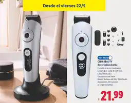 Lidl CIEN BEAUTY Recortadora barba oferta