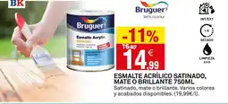 Bricoking BRUGUER Esmalte acrílico satinado, mate o brillante oferta