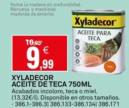 Bricoking XYLADECOR Aceite para teca oferta
