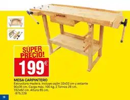 Bricoking Mesa carpintero oferta