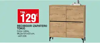Bricoking Recibidor-zapatero tokio oferta