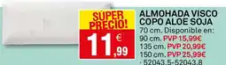 Bricoking Almohada visco copo aloe soja oferta