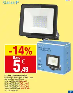 Bricoking GARZA Foco exterior oferta