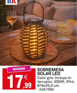 Bricoking Sobremesa solar led oferta