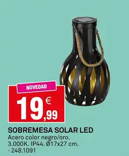 Bricoking Sobremesa solar led oferta