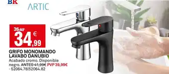 Bricoking ARTIC Grifo monomando lavabo danubio oferta