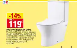 Bricoking Pack wc newark dual oferta