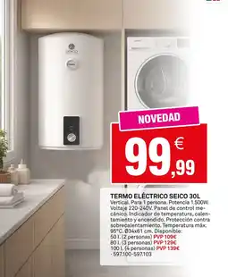 Bricoking Termo eléctrico seico oferta
