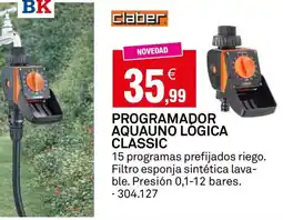 Bricoking CLABER Programador aquauno lógica classic oferta
