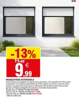 Bricoking Mosquitera extensible oferta