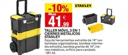 Bricoking STANLEY Taller móvil, 3 en 1 cierres metálicos oferta