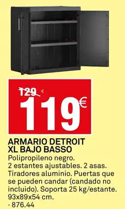 Bricoking Armario detroit xl bajo basso oferta