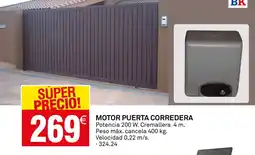 Bricoking Motor puerta corredera oferta