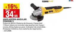 Bricoking POWERPLUS Amoladora angular powx0611 oferta
