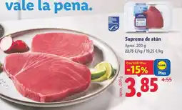 Lidl Suprema de atún oferta