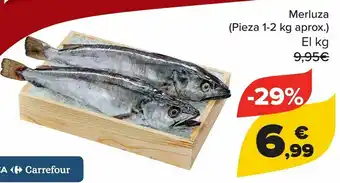 Carrefour Merluza (pieza 1-2kg aprox.) oferta