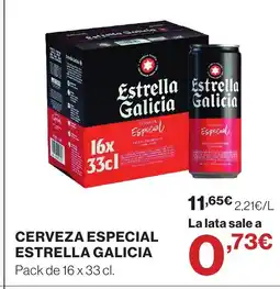 Hipercor ESTRELLA GALICIA Cerveza especial oferta