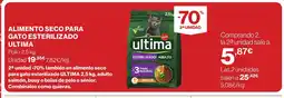 Hipercor ULTIMA Alimento seco para gato esterilizado oferta