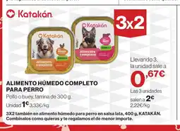 Hipercor Alimento húmedo completo para perro oferta