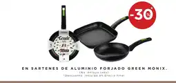 Hipercor En sartenes de aluminio forjado green monix oferta