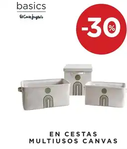 Hipercor En cestas multiusos canvas oferta