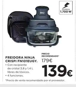Hipercor NINJA Freidora crispi fn101eugy oferta