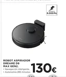 Hipercor DREAME Robot aspirador d9 max gen2 oferta