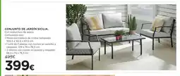 Hipercor Conjunto de jardín sicilia oferta
