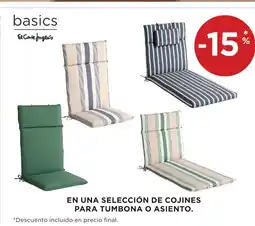 Hipercor En una selección de cojines para tumbona o asiento oferta