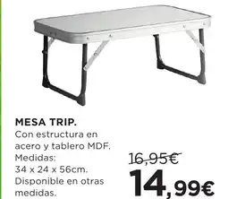 Hipercor Mesa trip oferta