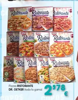 Congelados Copos RISTORANTE DR. OETKER Pizzas (toda la gama) oferta