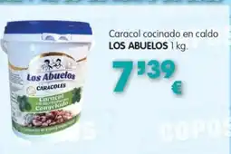 Congelados Copos LOS ABUELOS Caracol cocinado en caldo oferta
