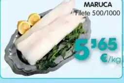 Congelados Copos Maruca filete 500/1000 oferta