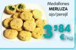 Congelados Copos MERLUZA Medallones ajo/perejil oferta