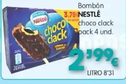 Congelados Copos NESTLÉ Bombón choco clack oferta